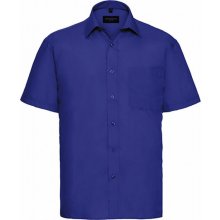 Russell Collection popelínová košile z polybavlny 65% polyester 35% bavlna Z935 výrazná modrá