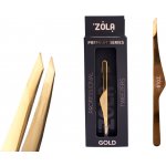 Zola pinzeta na obočí zkosená Zlatá – Zboží Mobilmania
