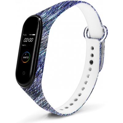 Xiaomi Mi Band 3/4 náhradní náramek Modré čárky MBSCZ-IMG4MCR – Zbozi.Blesk.cz