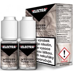 Ecoliquid Electra 2Pack Western Tobacco 2 x 10 ml 12 mg