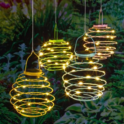 Haushalt international Solární závěsné světlo Spirála Ø 16 cm žluté 833960 – Zboží Mobilmania