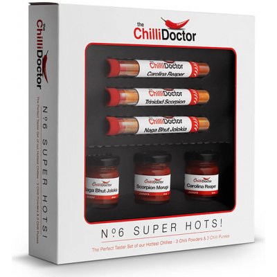 The ChilliDoctor Super Hots! extrémně pálivý chilli balíček 150 g – Sleviste.cz