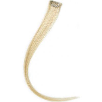 Clip-in pramínek 50cm světlá blond – Zboží Mobilmania