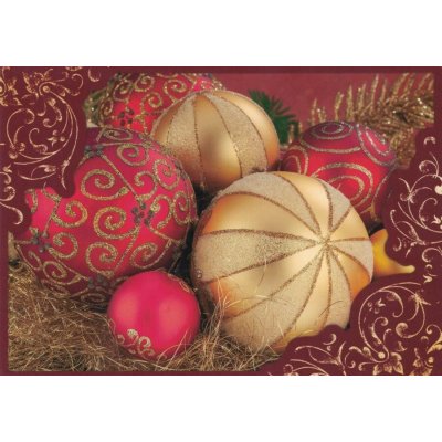 Pohlednice Vánoční ozdoby 1 – Zboží Dáma