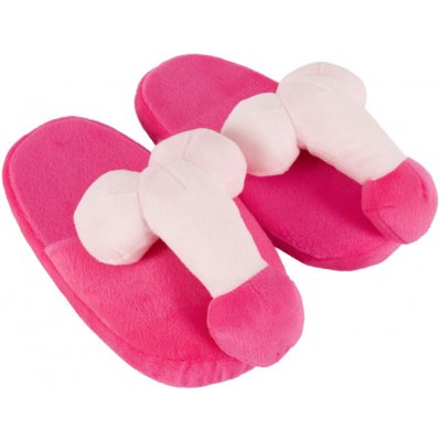 Plyšové pantofle Penispuschen pink – Zboží Mobilmania