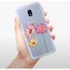 Pouzdro a kryt na mobilní telefon Samsung iSaprio Three Flowers Samsung Galaxy J3 2017