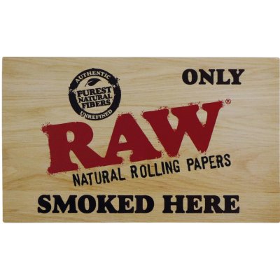 Samolepka RAW Smoked here – Zboží Dáma