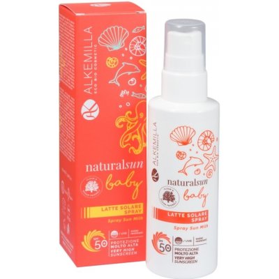 Alkemilla Eco Bio Cosmetics opalovací mléko spray pro miminka a děti SPF50 150 ml – Zbozi.Blesk.cz