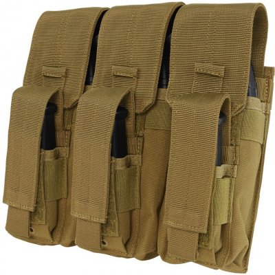 Condor Outdoor Molle Kangaroo na 3 zásobníky AK coyote brown – Zboží Mobilmania