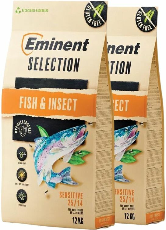 Eminent Selection Sensitive Fish&Insect 2 x 12 kg