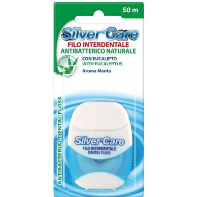 SilverCare Dentální nit antibakteriální 50 m – Hledejceny.cz