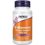 Now Foods D-Mannose Urinary Support 500 mg 60 kapslí – Hledejceny.cz