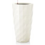 Lechuza Květináč Diamante Bílá 40 cm – Zboží Mobilmania