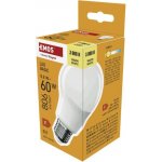 Emos LED žárovka Basic A60 / E27 / 8,8 W (60 W) / 806 lm / teplá bílá – Zboží Mobilmania