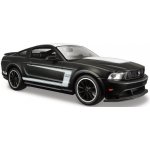 Maisto Ford Mustang Boss 302 matná čierna/biela 1:24 – Zbozi.Blesk.cz