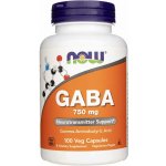 Now Foods Gaba 750 mg 100 rostlinných kapslí – Hledejceny.cz