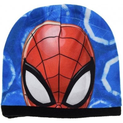 Setino Tenká bavlněná čepice Spiderman spahat 376 Modrá