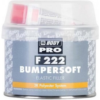 HB BODY 222 BumperSoft tmel na plast 250g černý