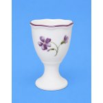 český porcelán a s Dubí kalíšek na vejce bez podstavce 7,5 cm fialky – Sleviste.cz