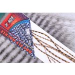 Hends Kohoutí Peří Dry Fly Hackle March Brown Grizzly S – Sleviste.cz