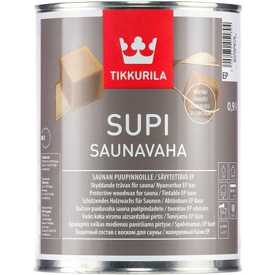 Tikkurila Supi Sauna Saunavaha 0,9 l Teak – Zboží Mobilmania