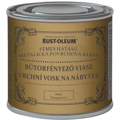 Rust-Oleum Vrchní vosk na nábytek 0,125 l zlatá metalíza – Hledejceny.cz
