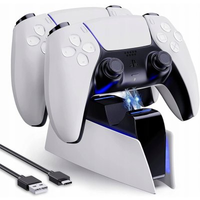 FIXED Nabíjecí stanice pro PlayStation 5, PS5, nabíječka pro dva LED pady – Zboží Živě