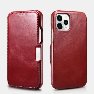 Pouzdro iCarer iPhone 12 / 12 Pro Vintage Red – Zboží Mobilmania