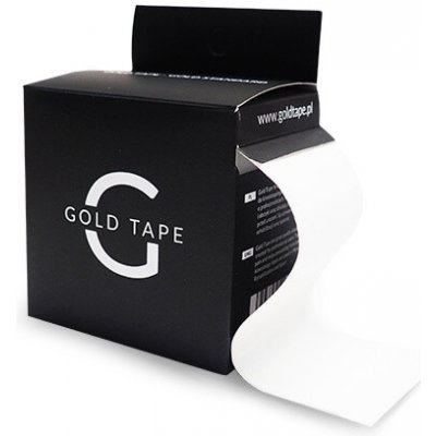 Gold Tape tejpy pro kineziologické tejpování bílé 5 cm x 5 m – Zboží Dáma