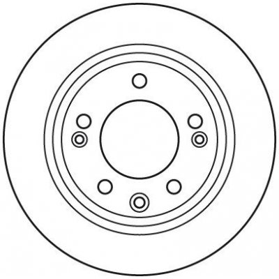 Brzdový kotouč TRW DF6123 | Zboží Auto