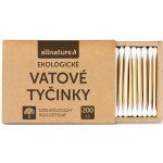 Allnature Ekologické vatové tyčinky 200 ks – Hledejceny.cz