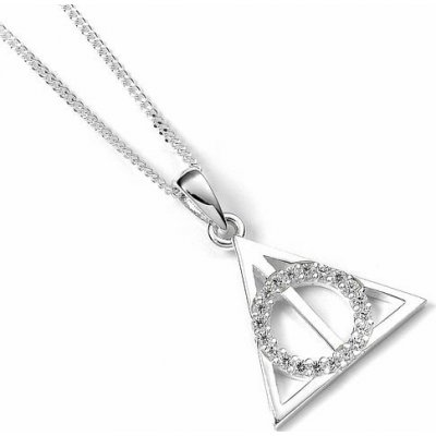 Carat Shop Stříbrný Harry Potter relikvie smrti s krystaly BHPSN002