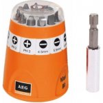 Sada bitů PL+PH+PZ, magnetický držák 10 ks AEG 4932399493 – Zboží Mobilmania