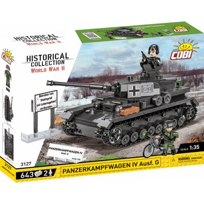 COBI 3127 World War II Německý tank Panzerkampfwagen IV Ausf. G 1:35 – Zboží Dáma