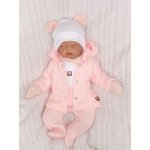 Z&Z 5-dílná kojenecká soupravička pletená růžová bílá – Zboží Mobilmania