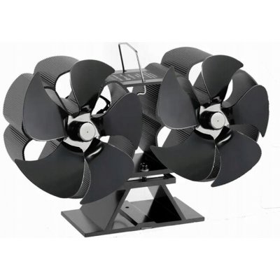 Ventilátor krbový EPSILON, 2 vrtule, termoelektrický modul, průměr čepel 11 – Hledejceny.cz