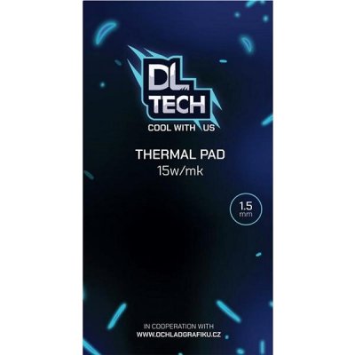 DLTech Thermal Pad 90 x 50 x 1,5 mm 15W/mK 8594214990032 – Zboží Živě