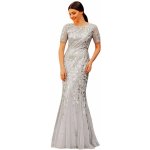 Ever Pretty dámské šaty EP7707-1 stříbrná – Zboží Dáma