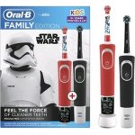 Oral-B Vitality D100 + D100 Kids Star Wars – Zboží Mobilmania