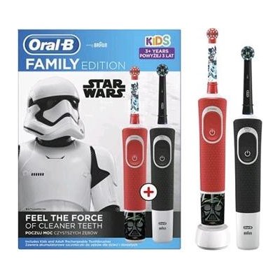 Oral-B Vitality D100 + D100 Kids Star Wars – Zboží Živě