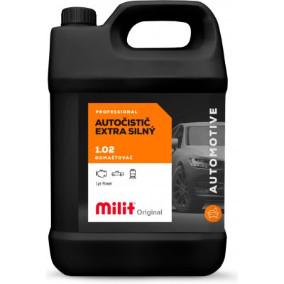 Milit Autočistič Extra silný 5 l – Zboží Mobilmania