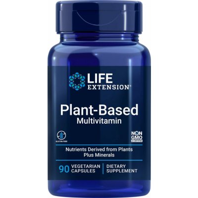 Life Extension Plant‐Based Multivitamin 90 vegetariánská kapsle – Hledejceny.cz