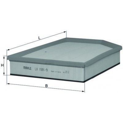 Vzduchový filtr MAHLE LX 1591/9 – Hledejceny.cz