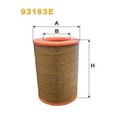 Vzduchový filtr WIX FILTERS 93163E – Hledejceny.cz