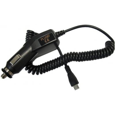 Solight USB nabíjecí autoadaptér, integrovaný kabel micro USB, výstup USB-A, 4200mA, DC 12-24V, černý - DC33 – Zbozi.Blesk.cz