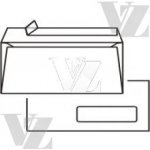 Obálka DL samolepící okénko vpravo s krycí páskou 100ks – Zboží Živě