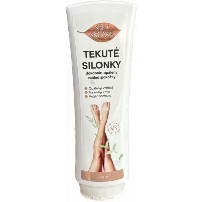 Bione Cosmetics Tekuté Silonky tónovací krém na tělo a nohy 150 ml