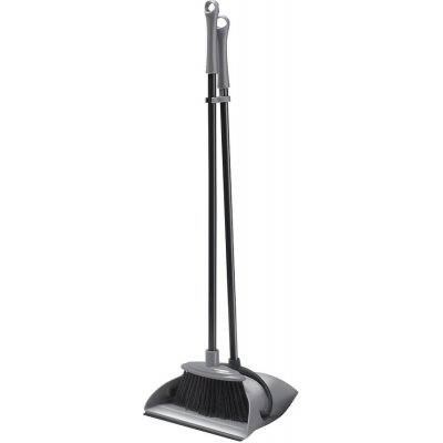 Addis Šedo černá lopatka na smetí s dlouhou násadou Dust – Zboží Dáma