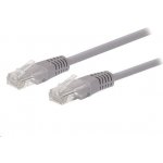 C-Tech CB-PP5-1 patch, Cat5e, UTP, 1m, šedý – Zbozi.Blesk.cz