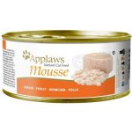 Applaws Cat Mousse Tin Chicken s kuřecím 72 x 70 g – Hledejceny.cz